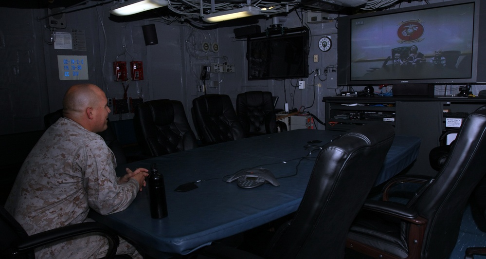 22nd Marine Expeditionary Unit grants Father's Day wish to new dads