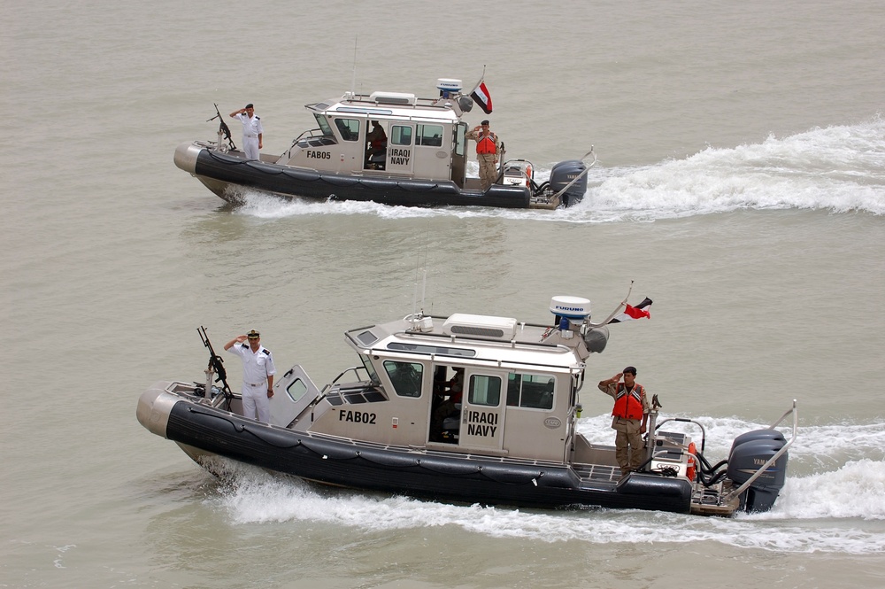 The Fatah Arrives at the Port of Umm Qasr