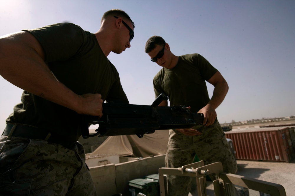 Marines prepare for resupply mission, train for IED response