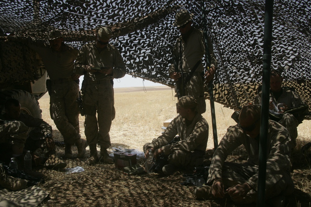 Marines conduct zone recon mission in Nineveh province