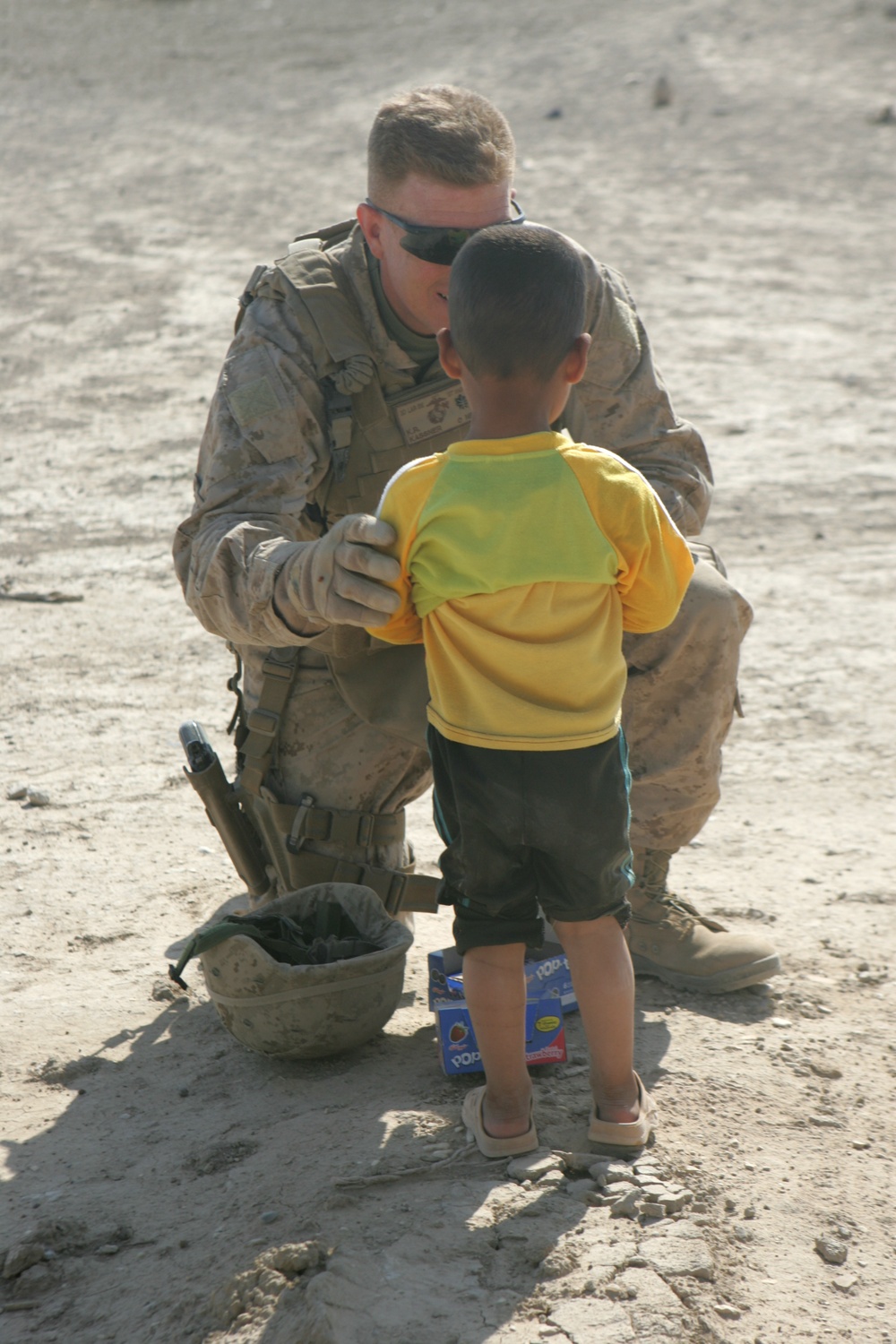Armored Reconnaissance Marines patrol Nineveh province