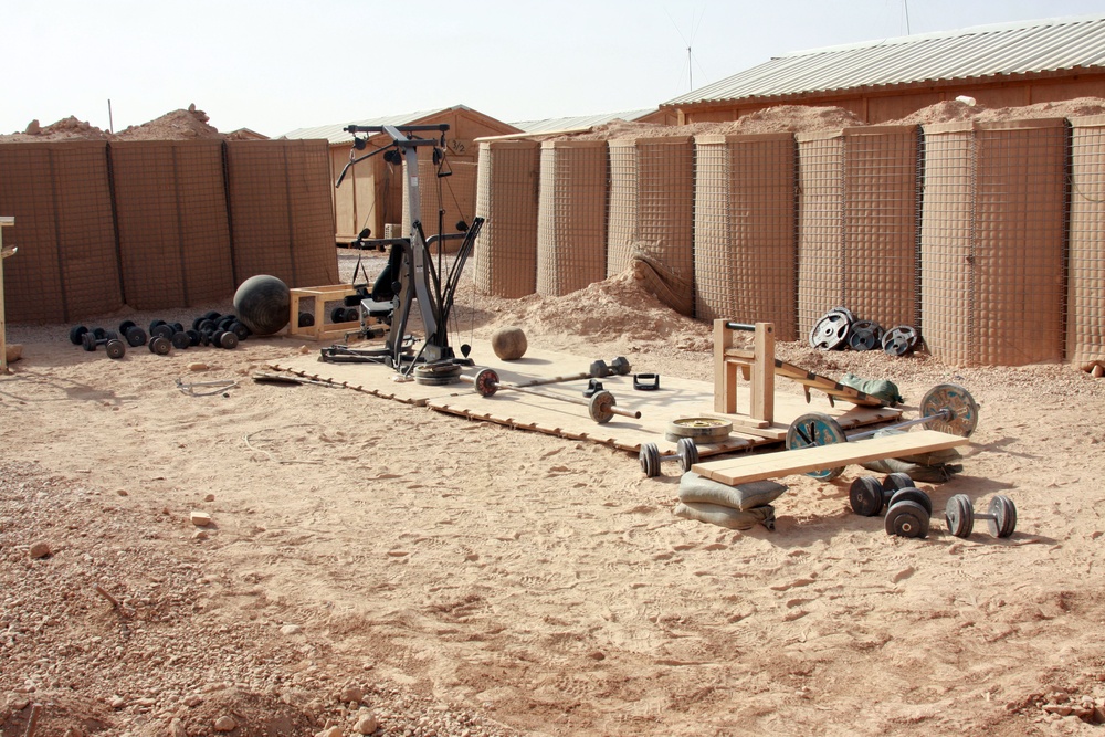 Marines begin to close down Camp Gannon, Iraq