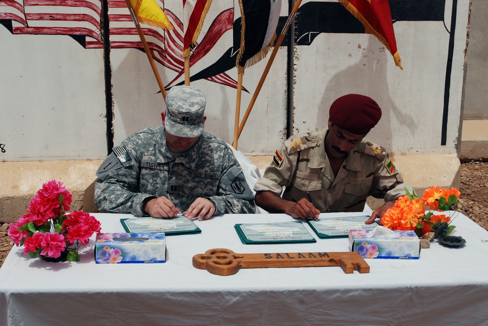 Iraqi army takes control of Joint Security Station Salaam