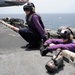 USS Dwight D. Eisenhower flight deck action