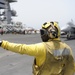 USS Dwight D. Eisenhower flight deck action