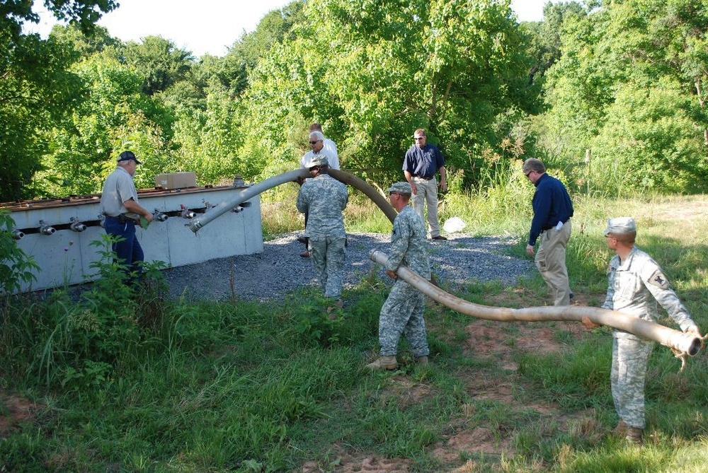 Louisiana National Guard quenches thirst in Mooringsport