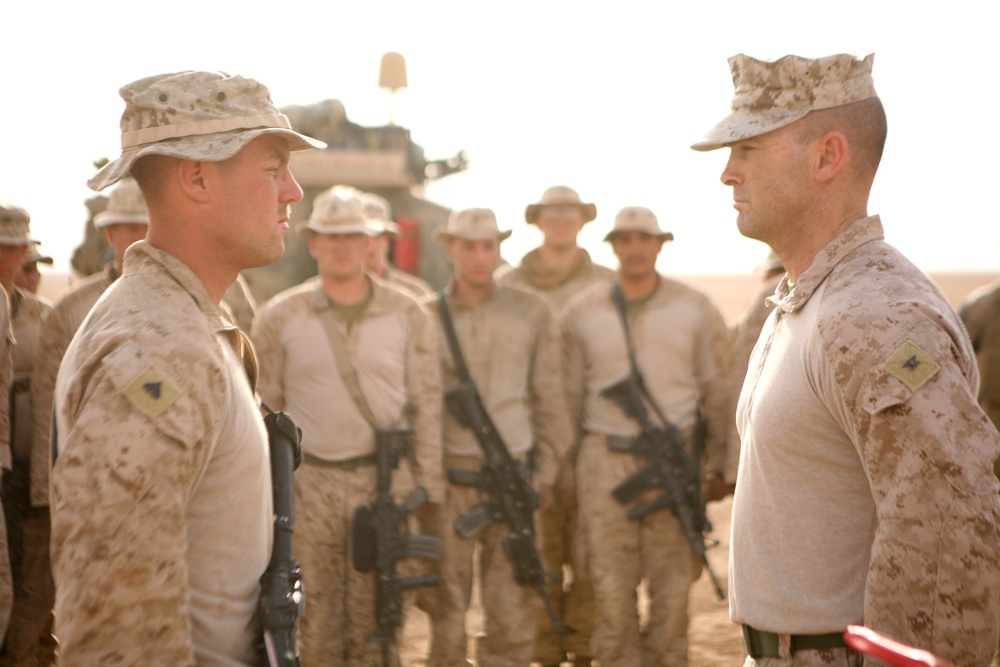 3rd Light Armored Reconnaissance Battalion Marines conduct Nineveh province patrol