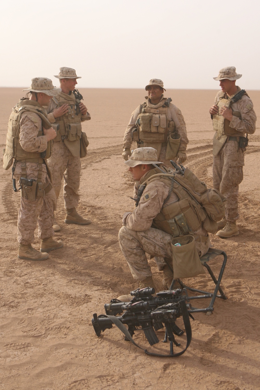 3rd Light Armored Reconnaissance Battalion Marines conduct Nineveh province patrol