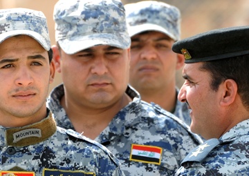 Transfer of authority ceremony for Joint Security Station Oubaidy