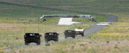 62nd Chemical Company trains on convoy operations
