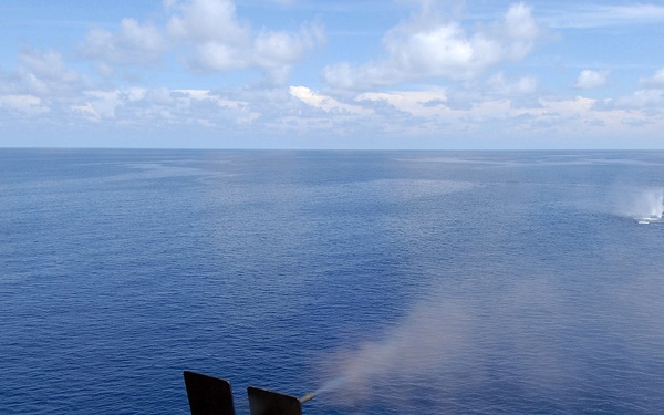 Live-fire exercise aboard George Washington