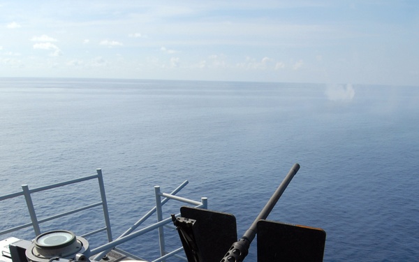 Live-fire exercise aboard George Washington