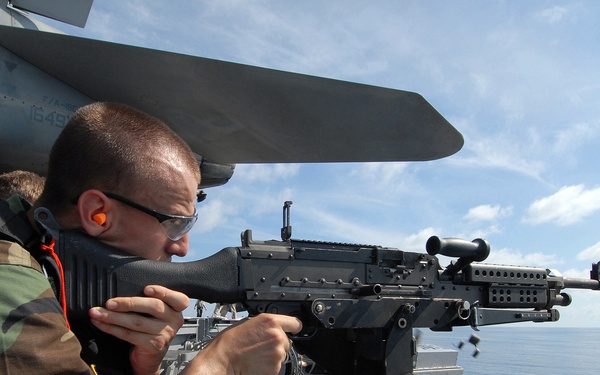 Live-fire exercise aboard George Washington