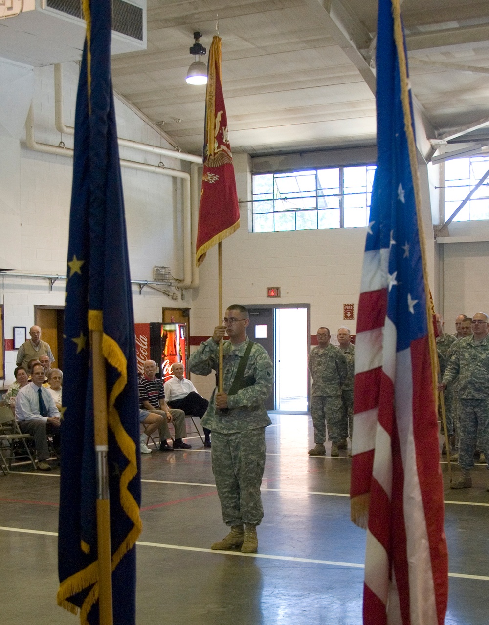 Colors Cased for the Last Time at Crawfordsville Unit