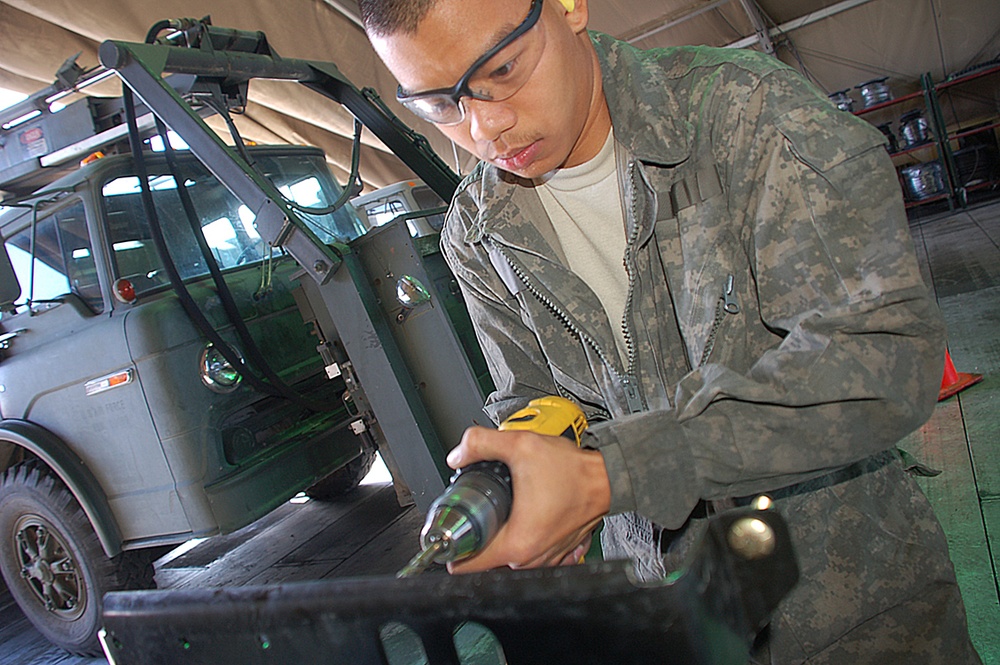 Vehicle Maintainers Keep Mission Moving One Bolt at a Time