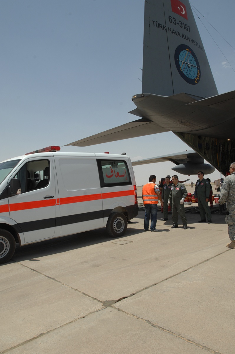 Aeromedical Evacuation: Coalition Forces, Kirkuk Officials Partner to Care for Bombing Victims