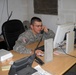 Soldiers operate Contingency Operating Base Adder Visitor Control Center