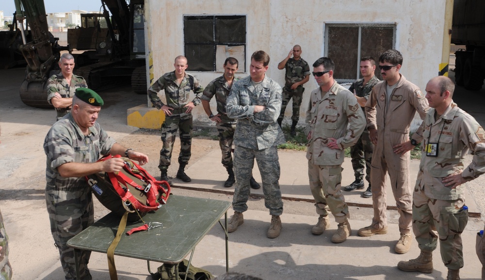 U.S. Service Members Train With French Foreign Legion