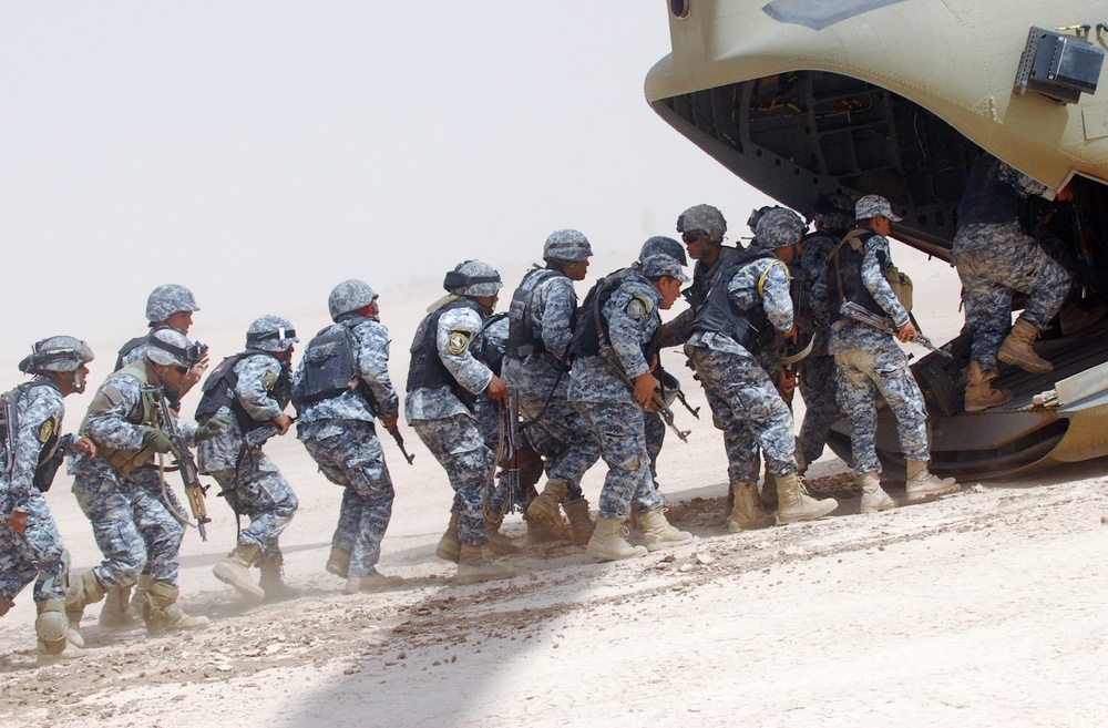 Iraqis lead air assault