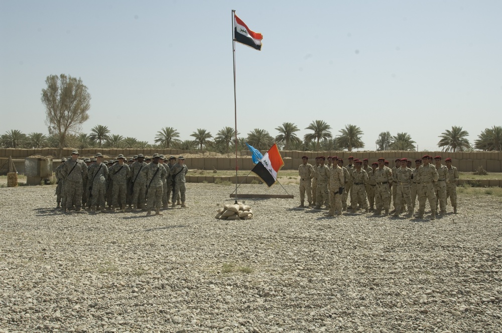 Army Hands Over Combat Outpost in Diayala Province to Iraqis