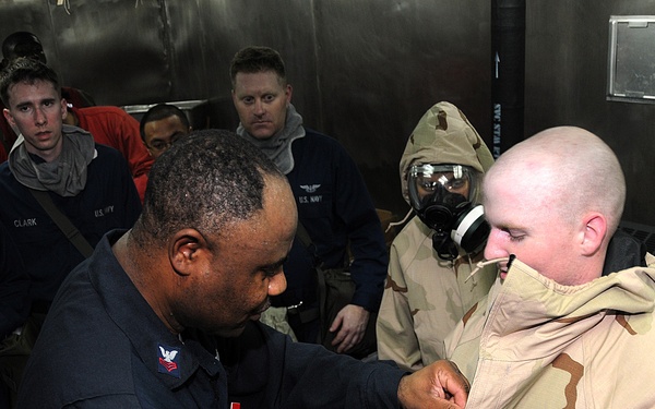 USS George Washington drill