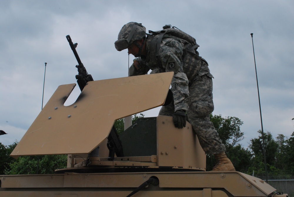 DVIDS - Images - 2-300th Field Artillery Convoy Escort Training