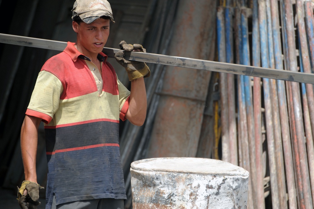Joint patrol near Coalition Outpost Cashe South