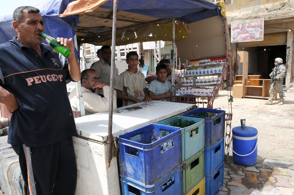 Joint patrol near Coalition Outpost Cashe South