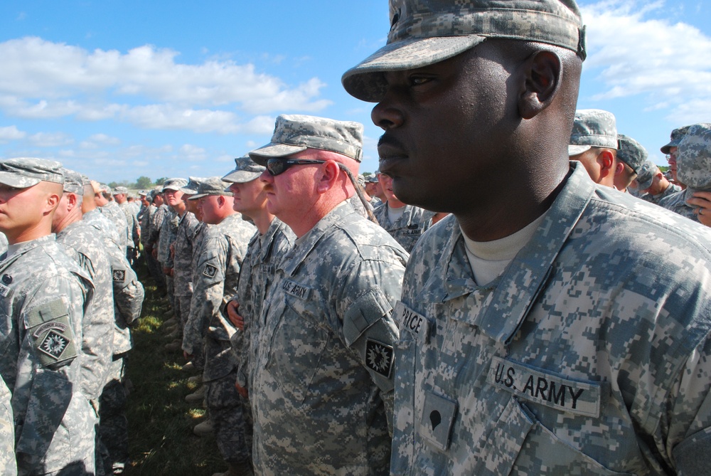 115th Fires Brigade Farewell Ceremony