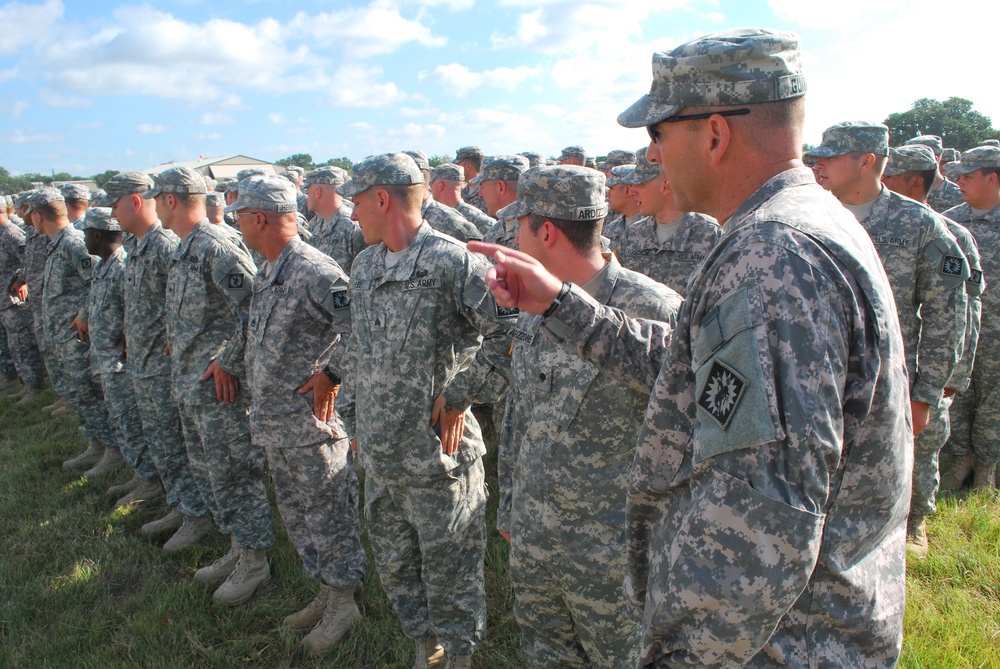 115th Fires Brigade Farewell Ceremony