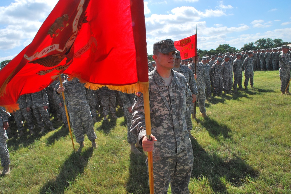 115th Fires Brigade Farewell Ceremony