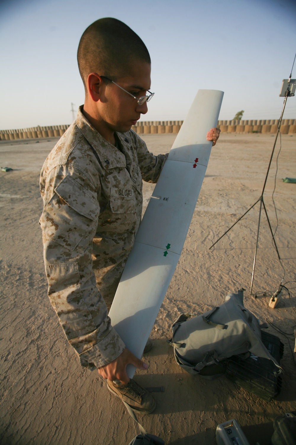 Marine Work With Unmanned Aerial Vehicle