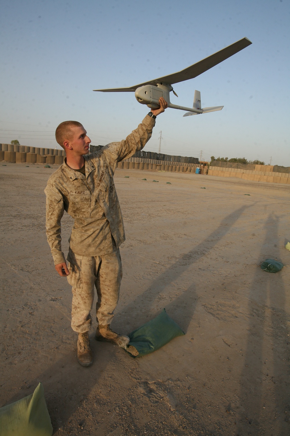 Marine Work With Unmanned Aerial Vehicle