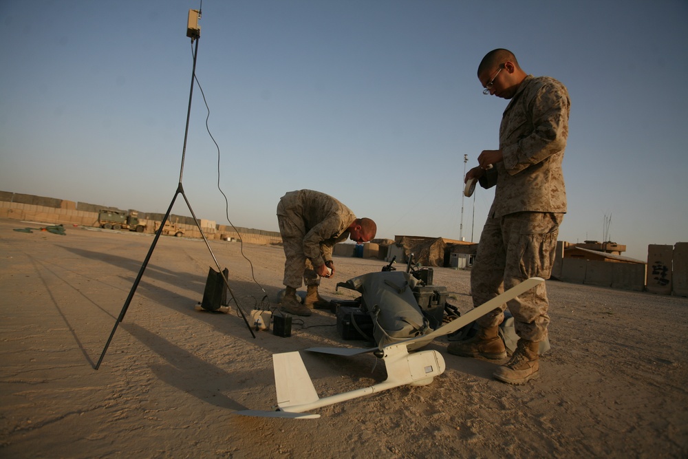 Marine Work With Unmanned Aerial Vehicle