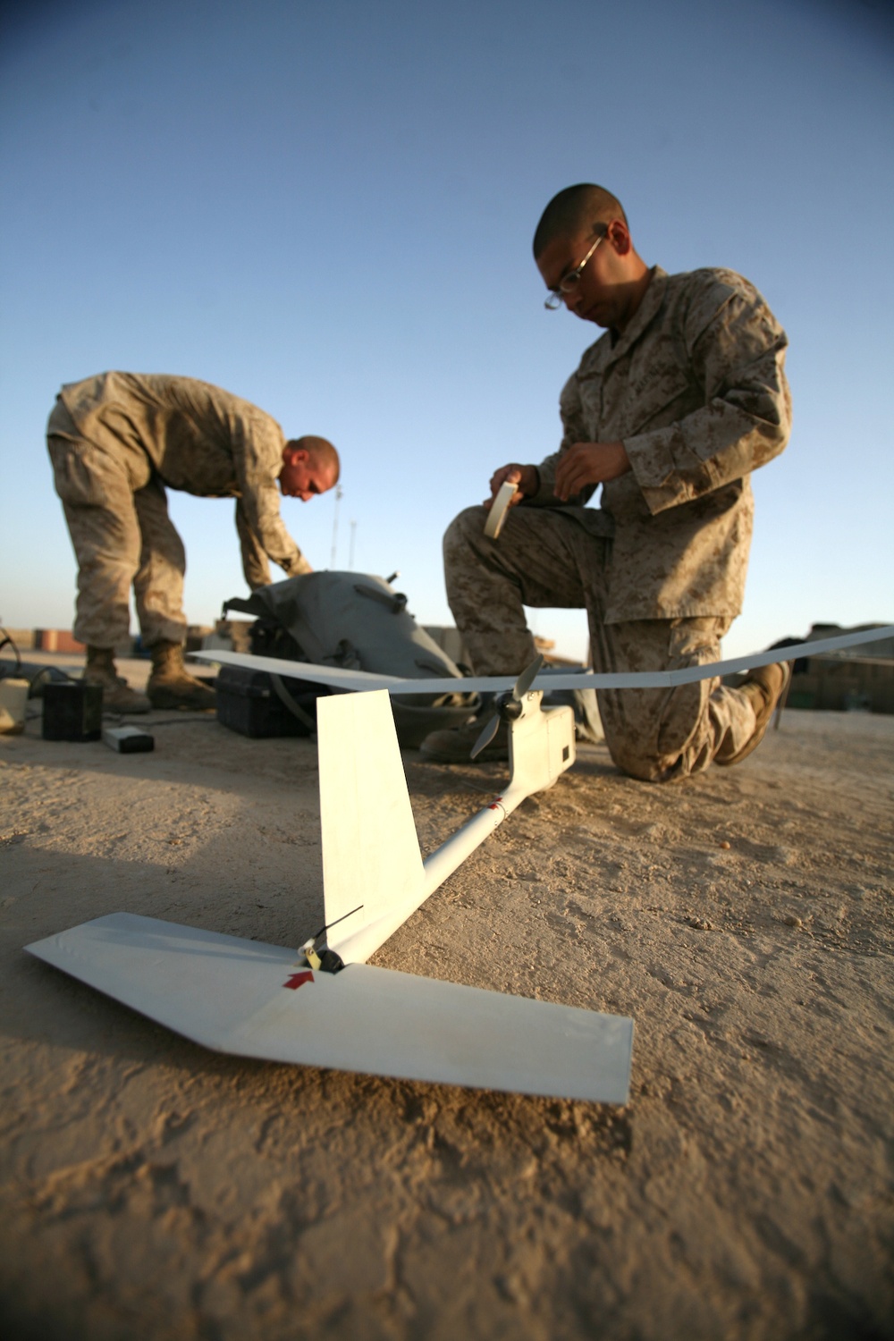 Marine Work With Unmanned Aerial Vehicle