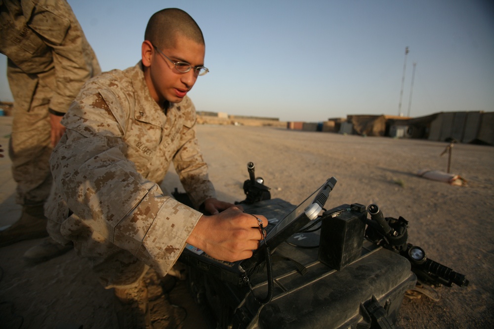 Marine Work With Unmanned Aerial Vehicle