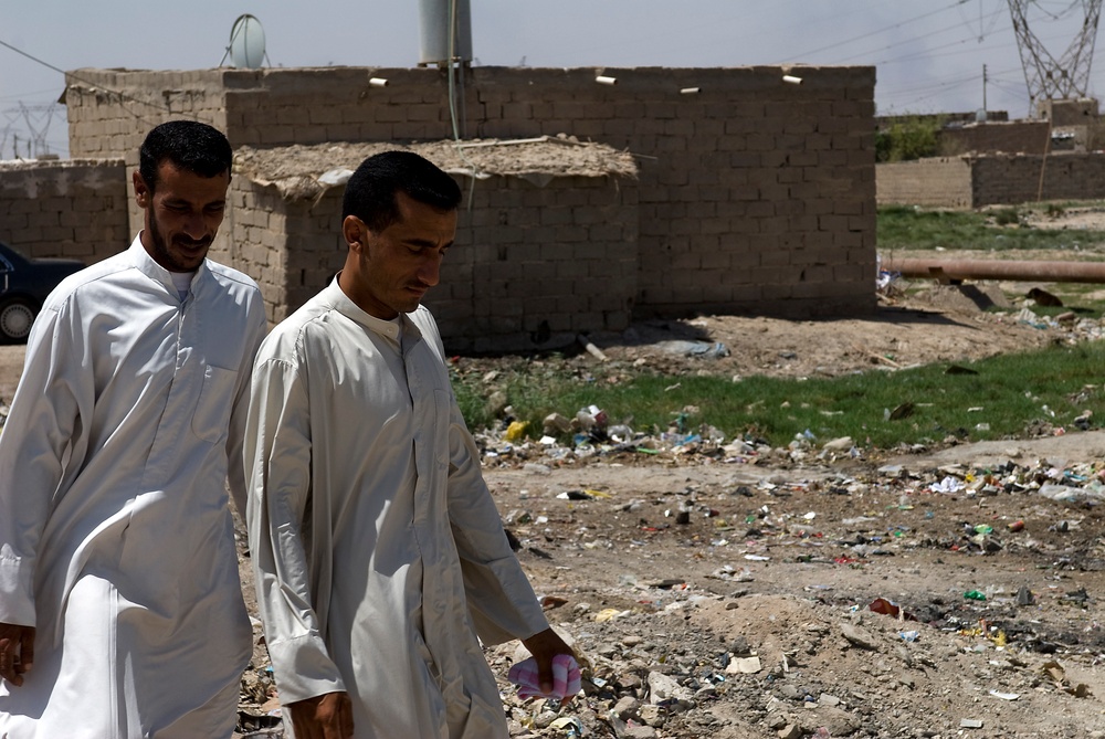 Soldiers Patrol Basra Streets