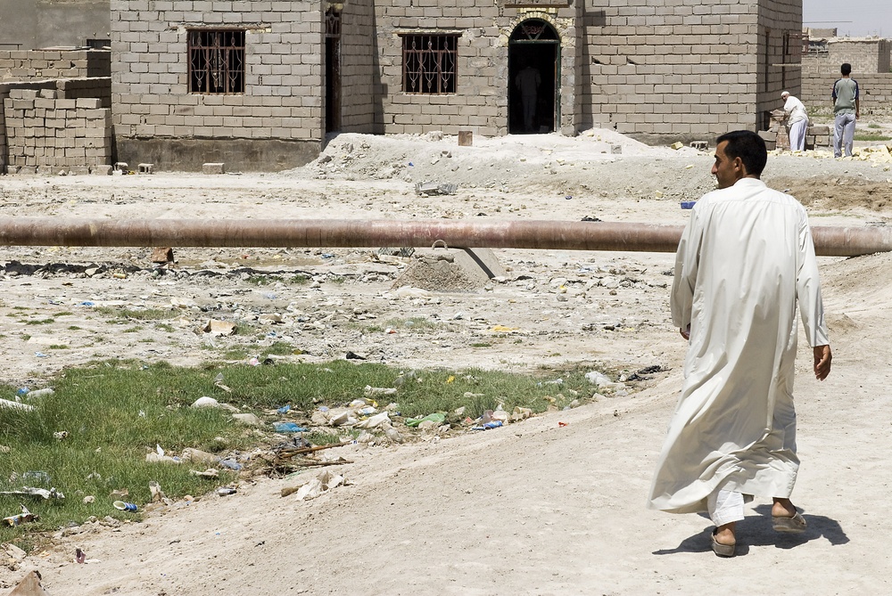 Soldiers Patrol Basra Streets