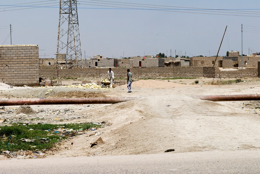 Soldiers Patrol Basra Streets