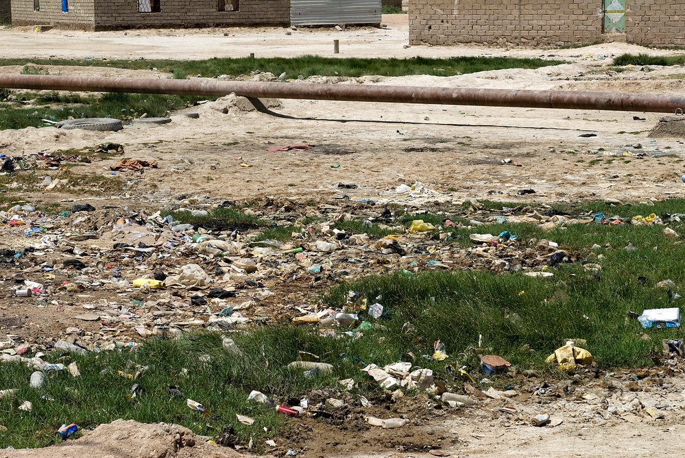 Soldiers Patrol Basra Streets