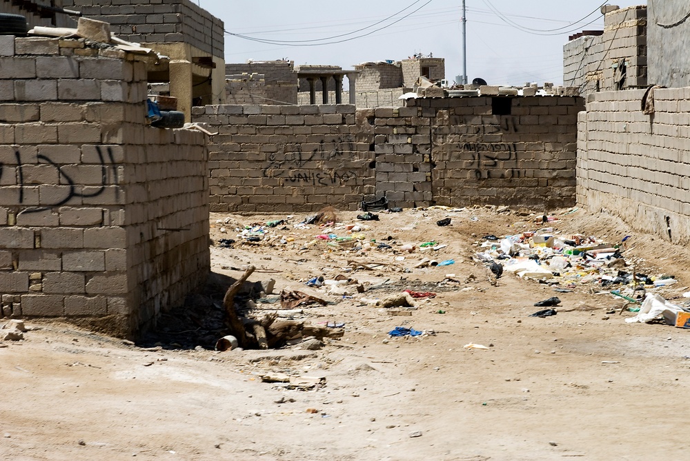 Soldiers Patrol Basra Streets