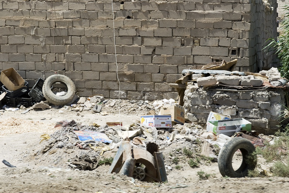 Soldiers Patrol Basra Streets