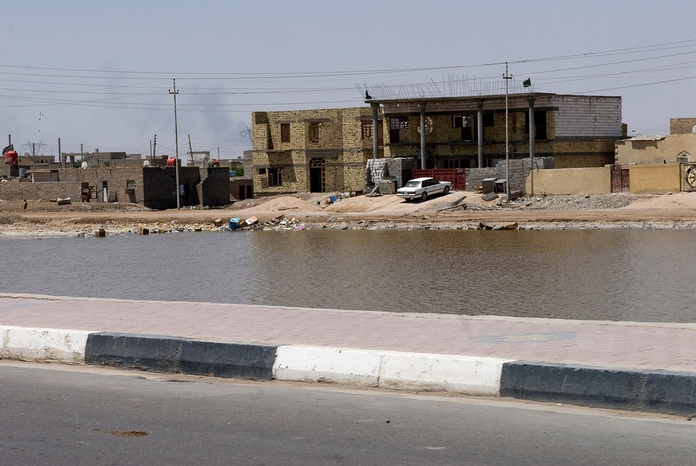 Soldiers Patrol Basra Streets