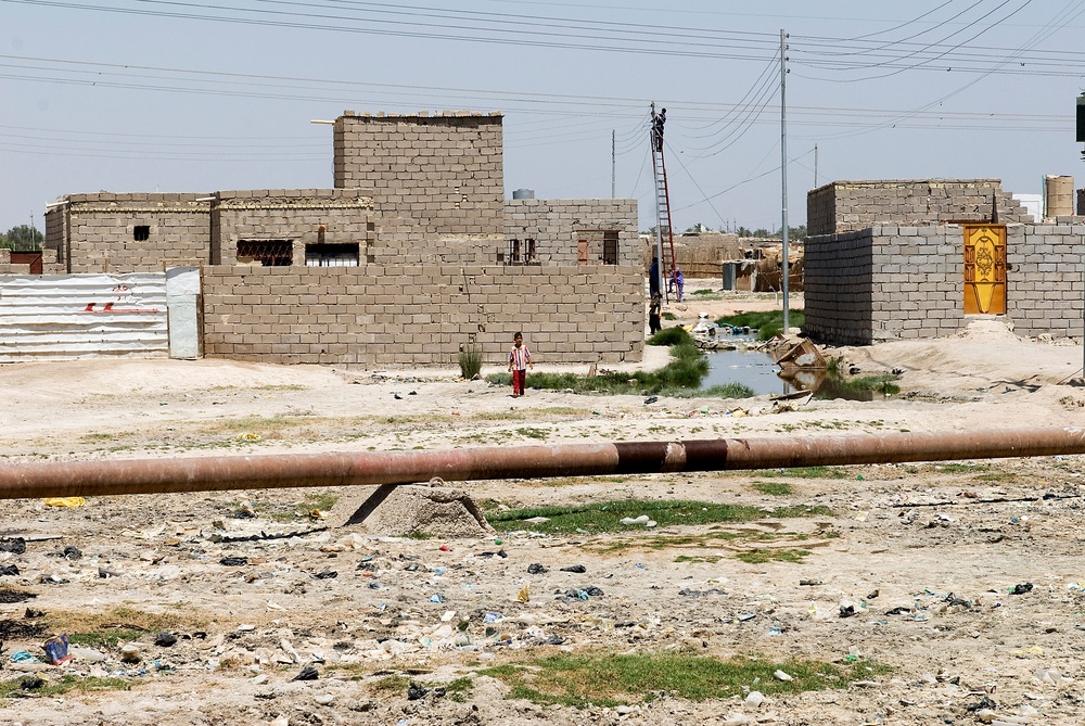 Soldiers Patrol Basra Streets