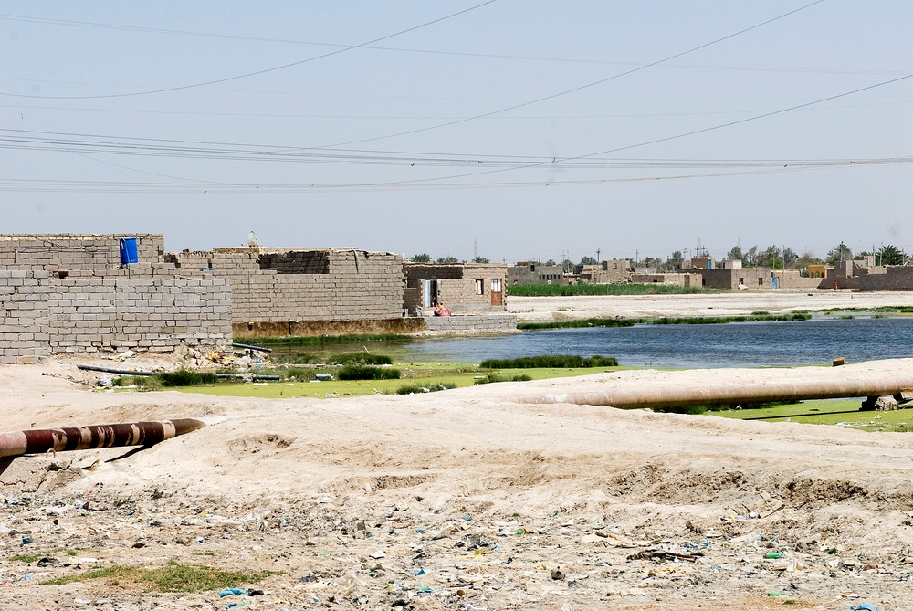 Soldiers Patrol Basra Streets