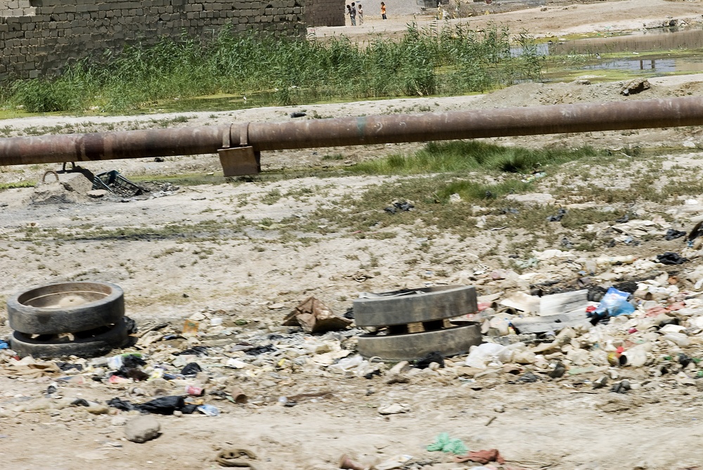 Soldiers Patrol Basra Streets