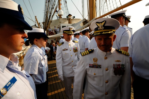 Coast Guard Cutter Eagle Change of Command Ceremony