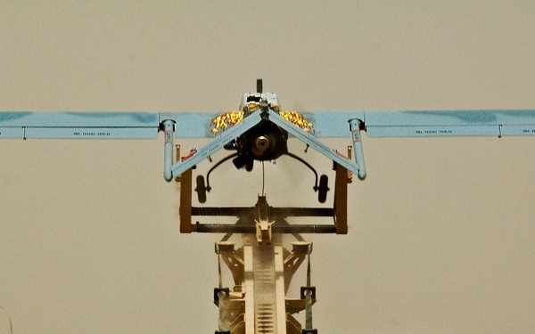 Unmanned aerial vehicles help protect ground forces through camera technology