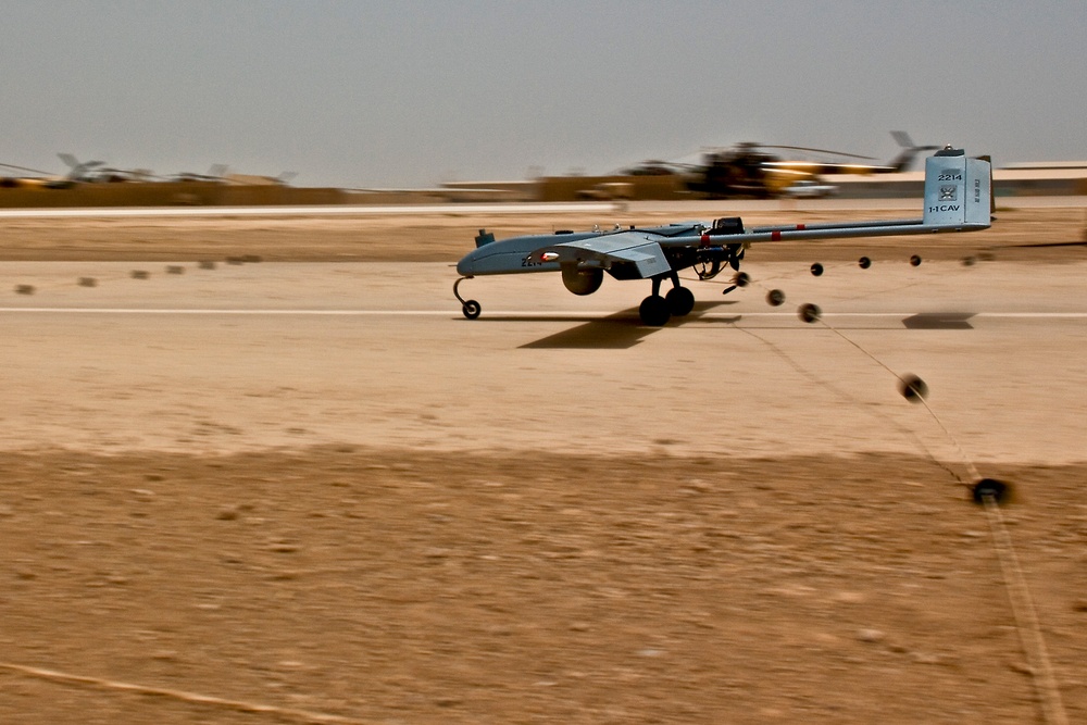 Unmanned aerial vehicles help protect ground forces through camera technology