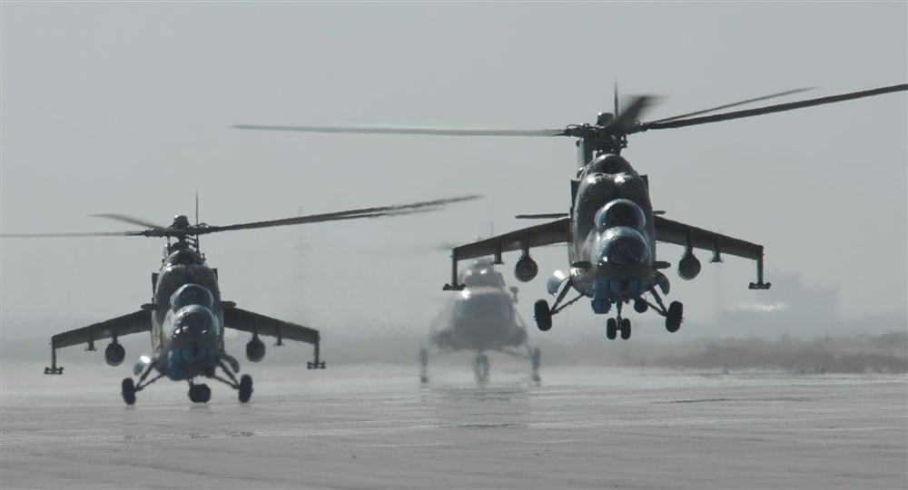 Afghan Mi-35 Attack Helicopters 'Arming Up'